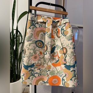 Pencil skirt and silk top - matching set
